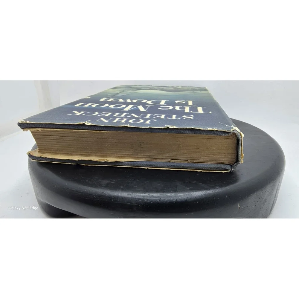 John Steinbeck The Moon Is Down 1st Edition 1942 Viking Press Dust Jacket Book